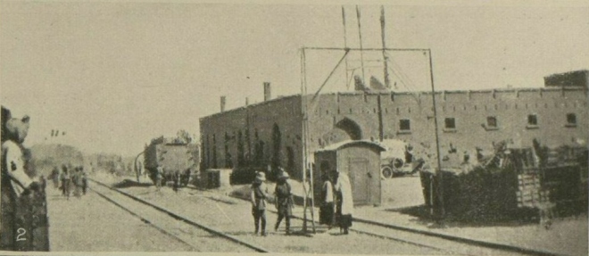 محطة بين بغداد وسامراء 1917 (2)